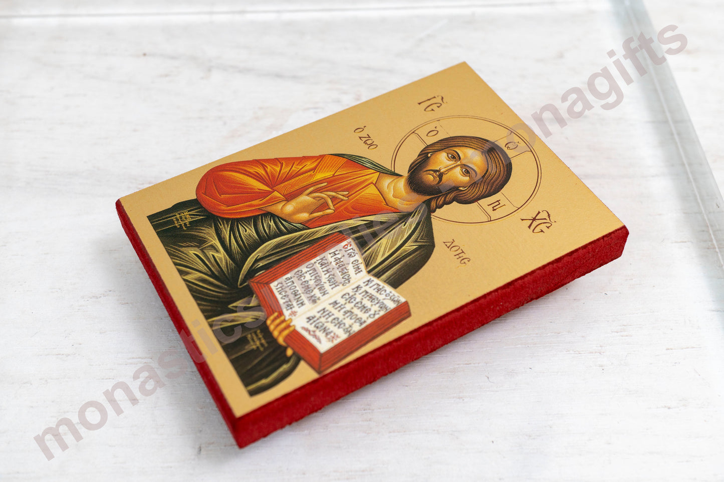 Byzantine Icon of Jesus Christ the Life-Giver – Gold Leaf & Certificate icon