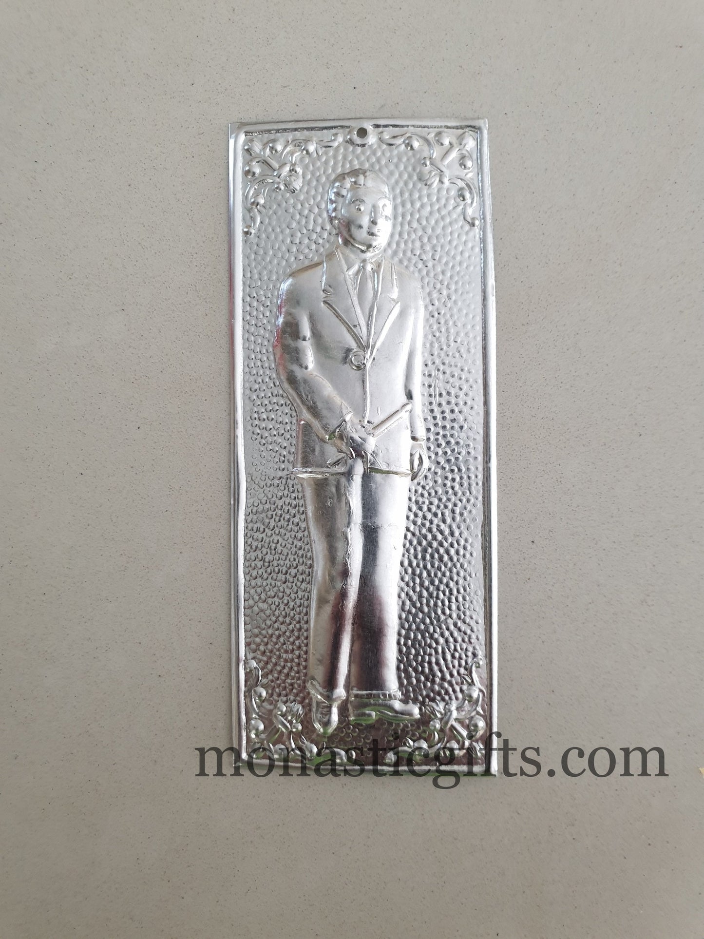 tama votive offering "Man" votive, Byzantine Greek Eastern Orthodox Promise Icon, Ex Voto