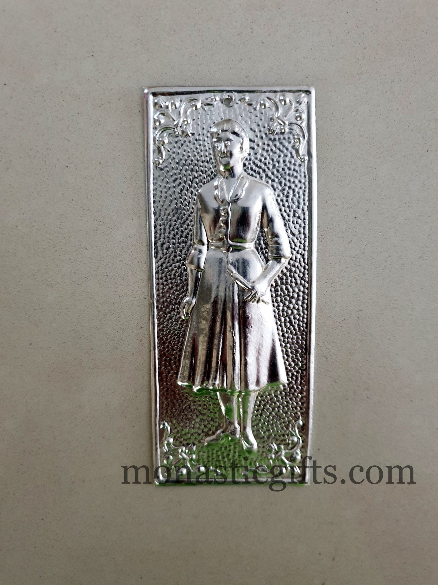 tama votive offering "Woman" votive, Byzantine Greek Eastern Orthodox Promise Icon, Ex Voto