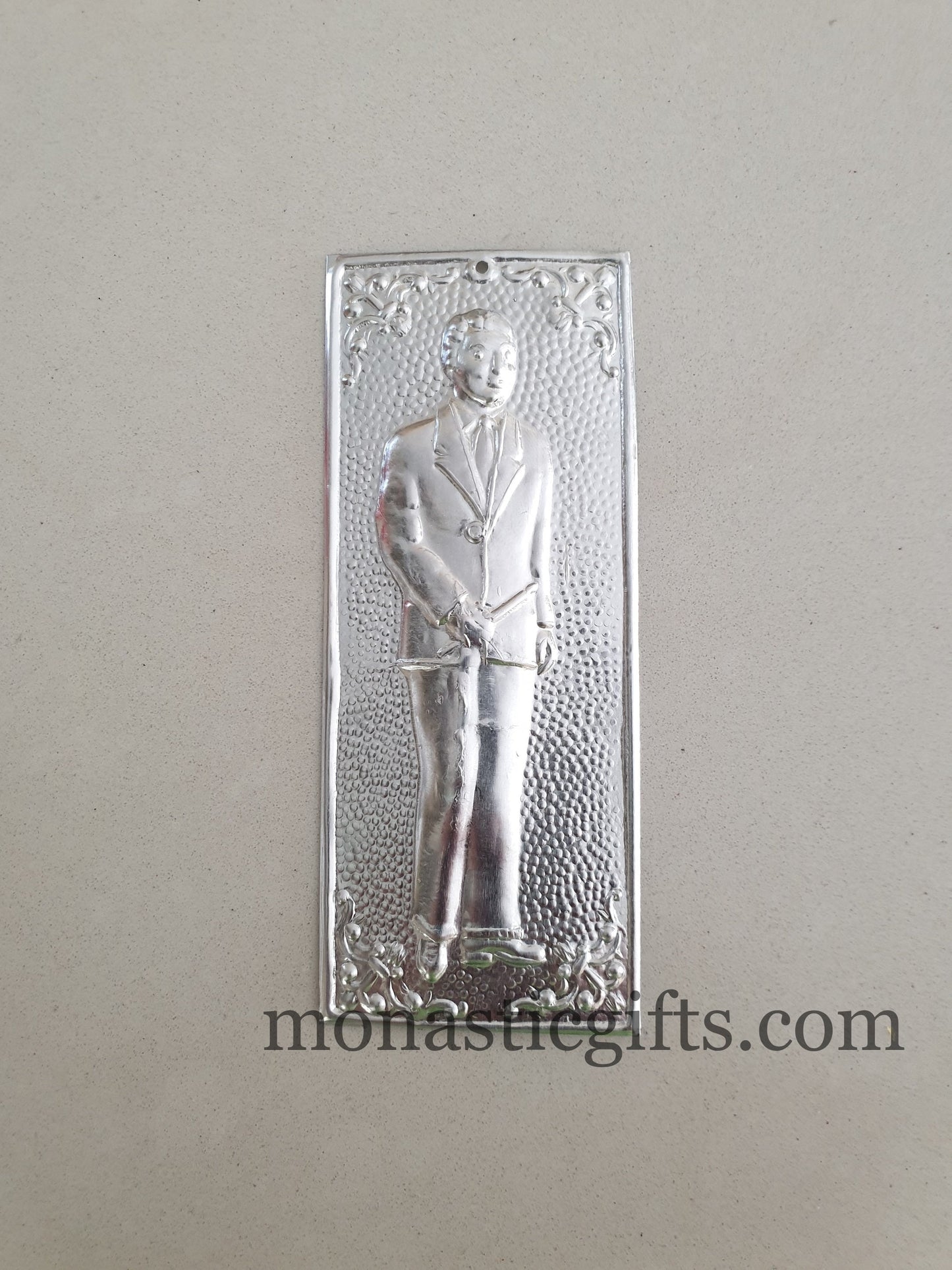 tama votive offering "Man" votive, Byzantine Greek Eastern Orthodox Promise Icon, Ex Voto