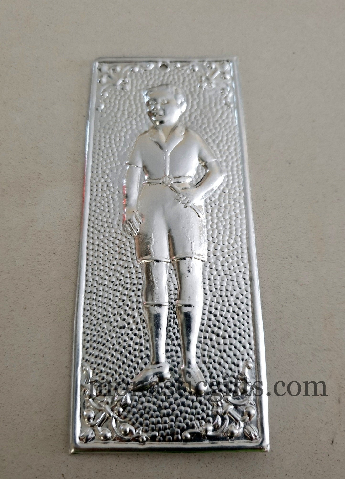 tama votive offering "Boy" votive, Byzantine Greek Eastern Orthodox Promise Icon, Ex Voto