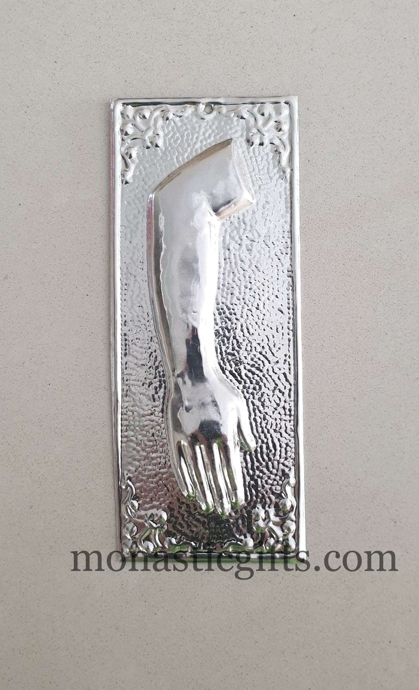 tama votive offering "Right Arm" votive, Byzantine Greek Eastern Orthodox Promise Icon, Ex Voto