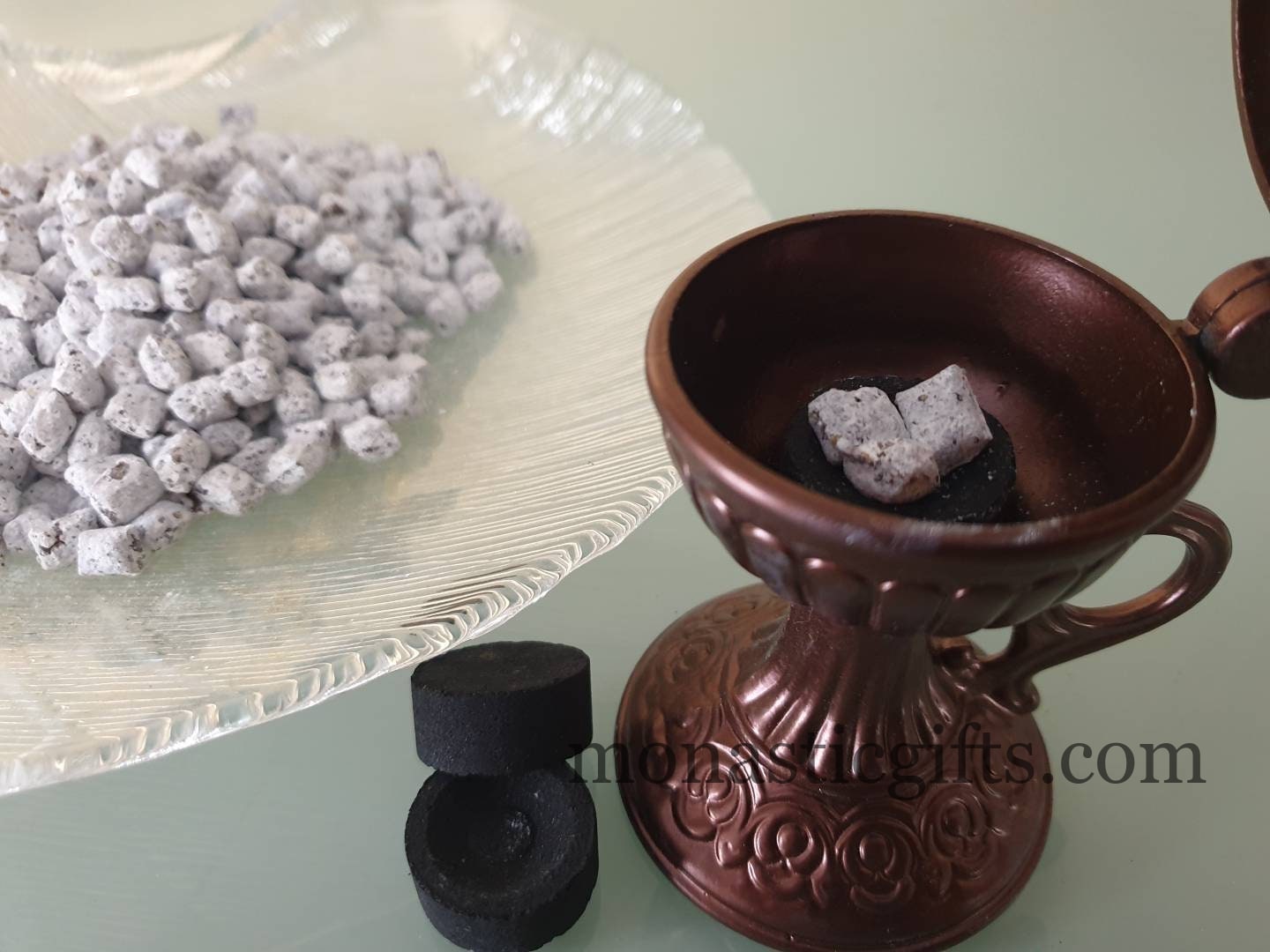 Handmade Incense Myrrh from Holy Mount Athos made by Monks premium quality 45 gr - 1.58oz