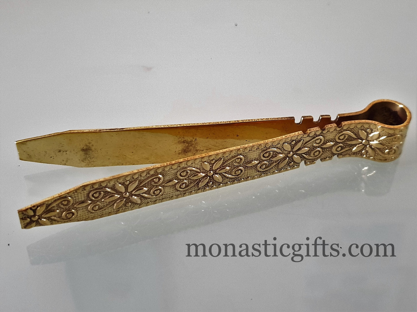 Vintage brass charcoal tongs ,brass charcoal tongs for lighting Incense With free Gifts