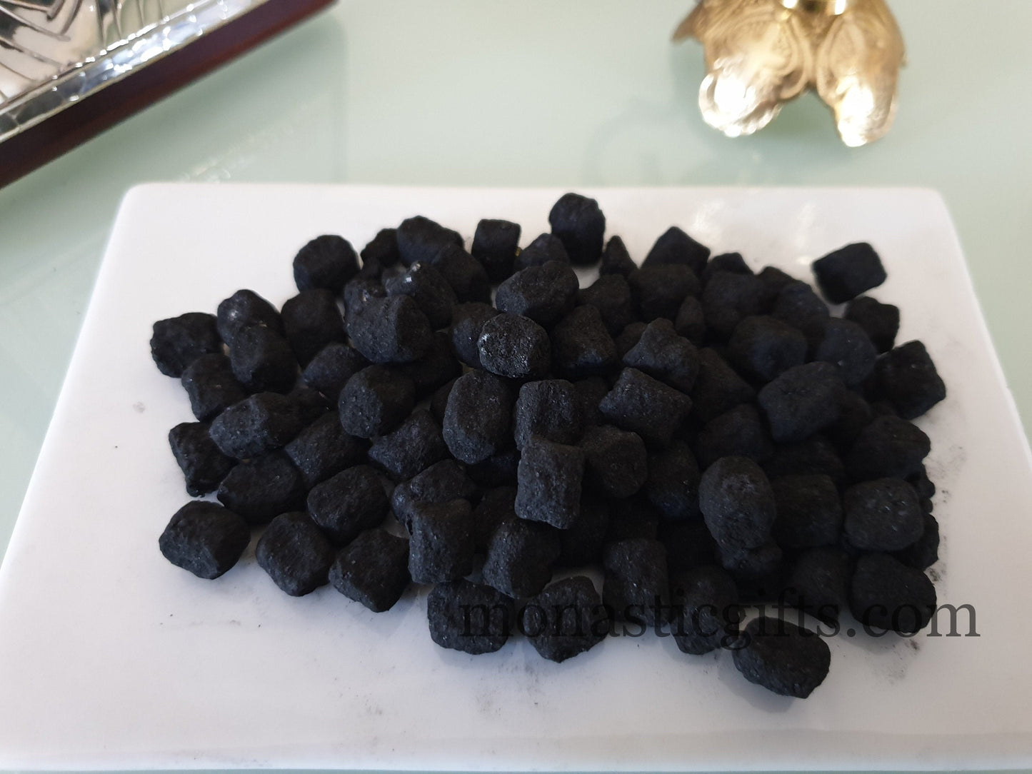 Black Incense Saint Kyprianou " use against tongue-eating, bad eye,magic" Holy Mount Athos made by Monks premium quality 42 gr - 1.52oz