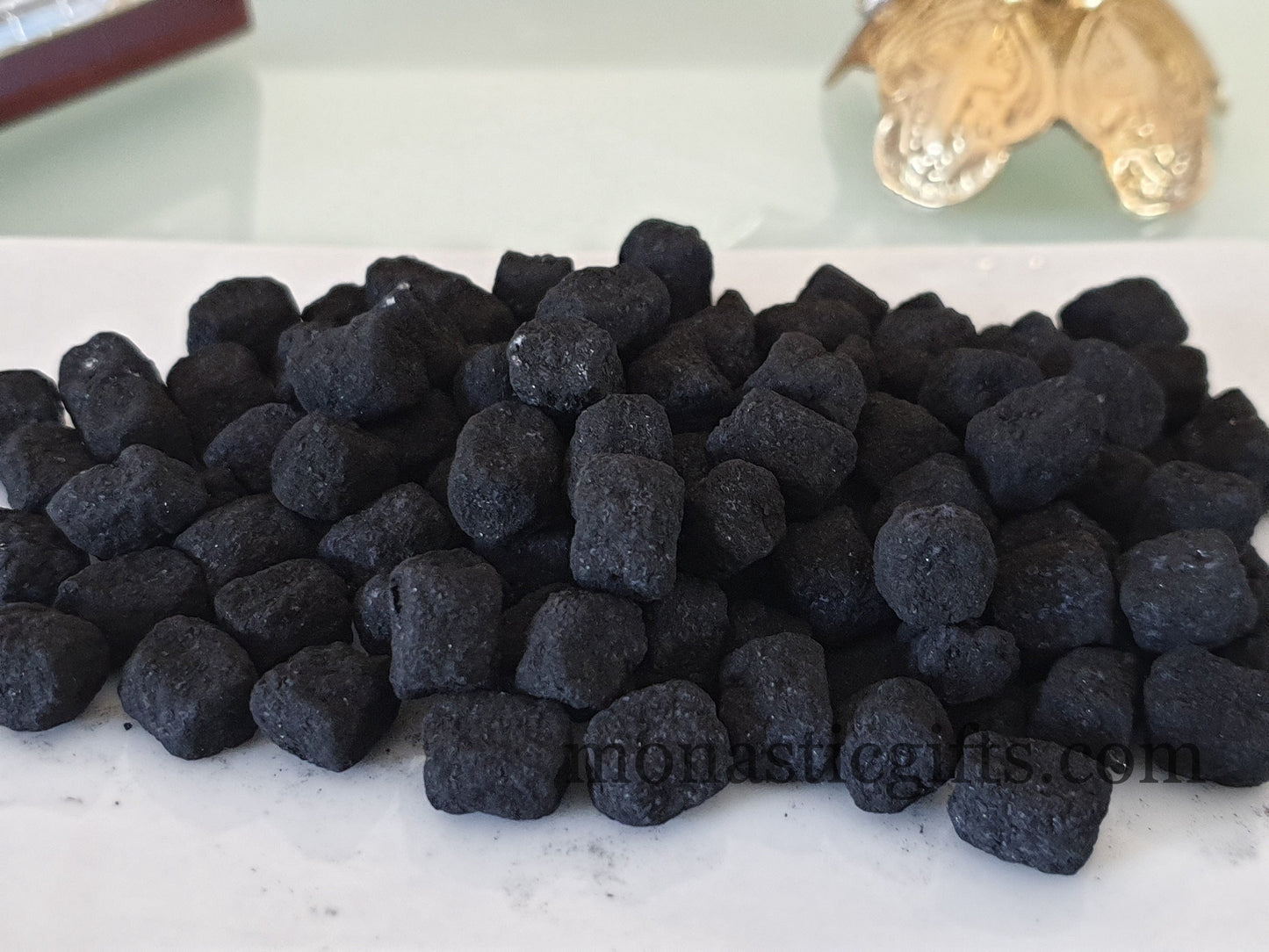 Black Incense Saint Kyprianou " use against tongue-eating, bad eye,magic" Holy Mount Athos made by Monks premium quality 42 gr - 1.52oz