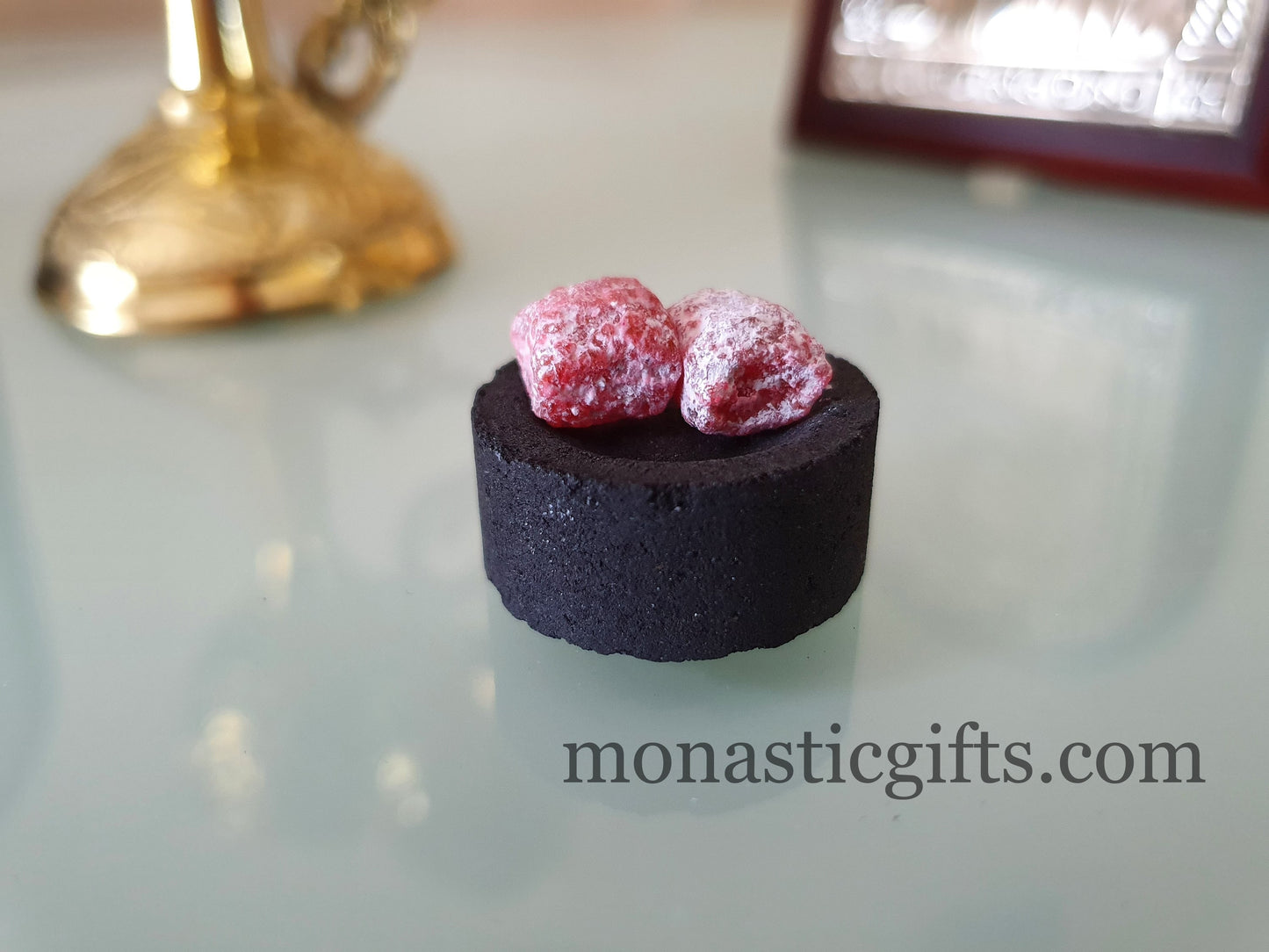 Handmade Incense smells of wild roses from Holy Mount Athos made by Monks premium quality 42 gr - 1.58oz