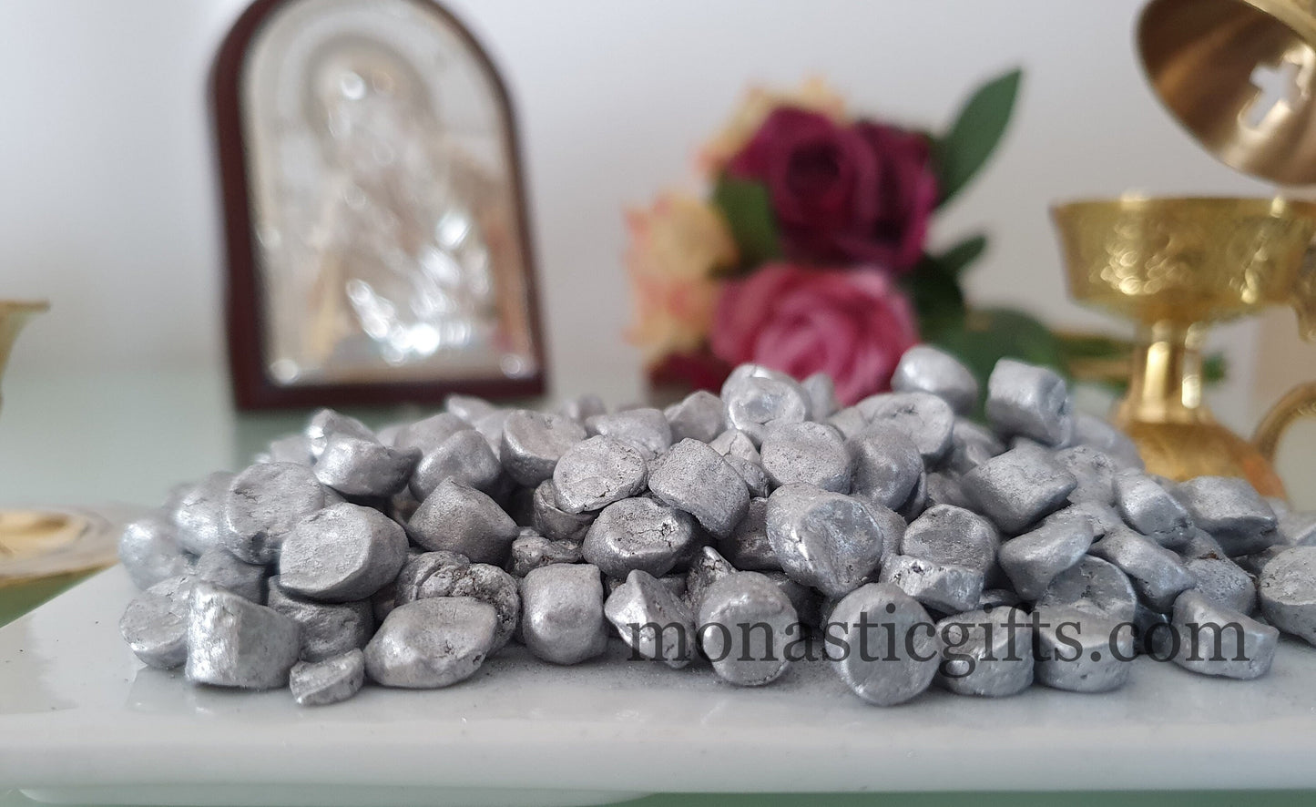 Silver Incense Premium Unique Quality Frangrance from Mount Athos 42 gr - 1.51oz Orthodox Christian traditions