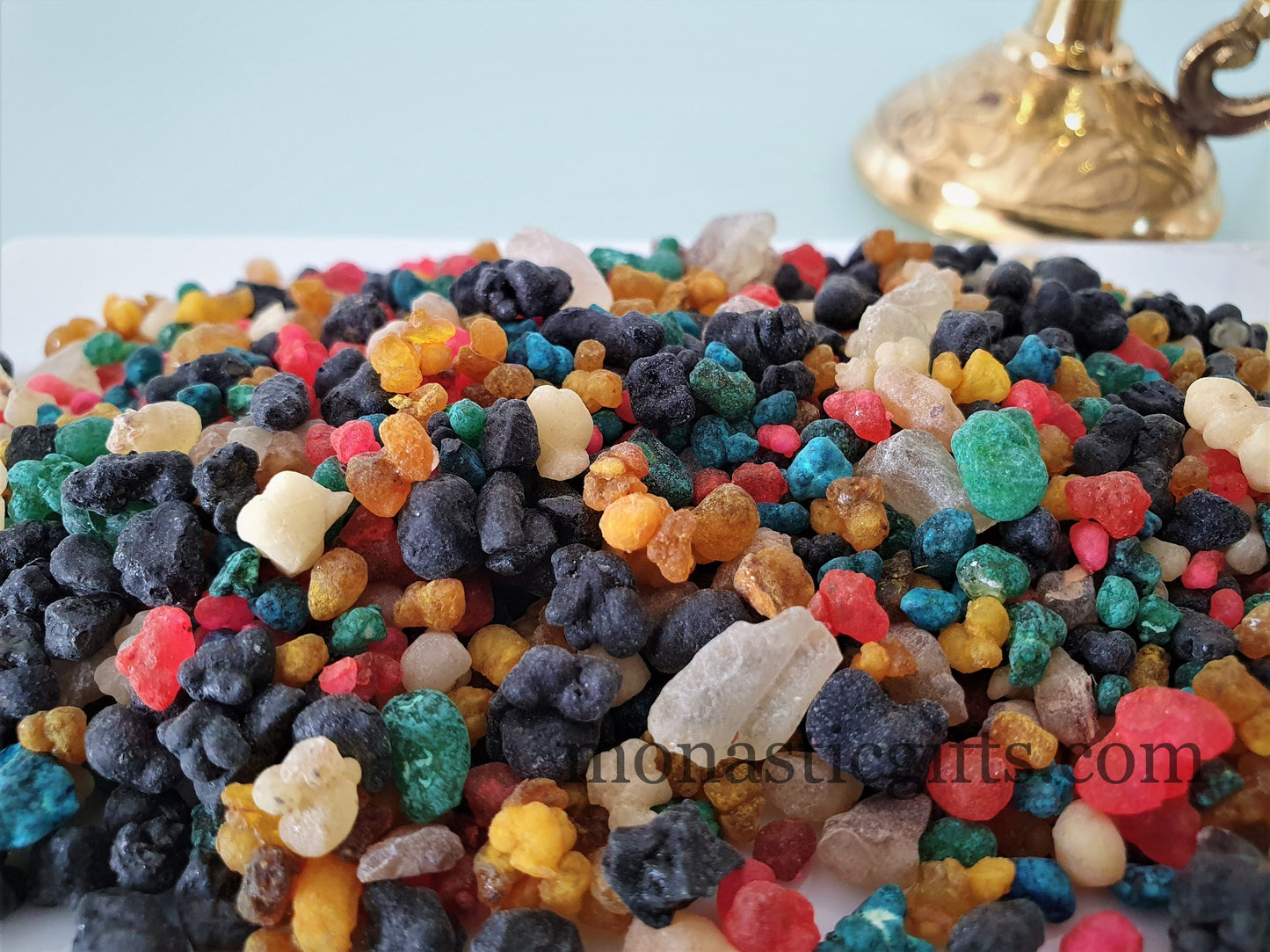 Amazing Handmade Mix Incense Resin, with the best incenses in the world, Catholic, Orthodox Monastic premium quality 42 gr - 1.58oz