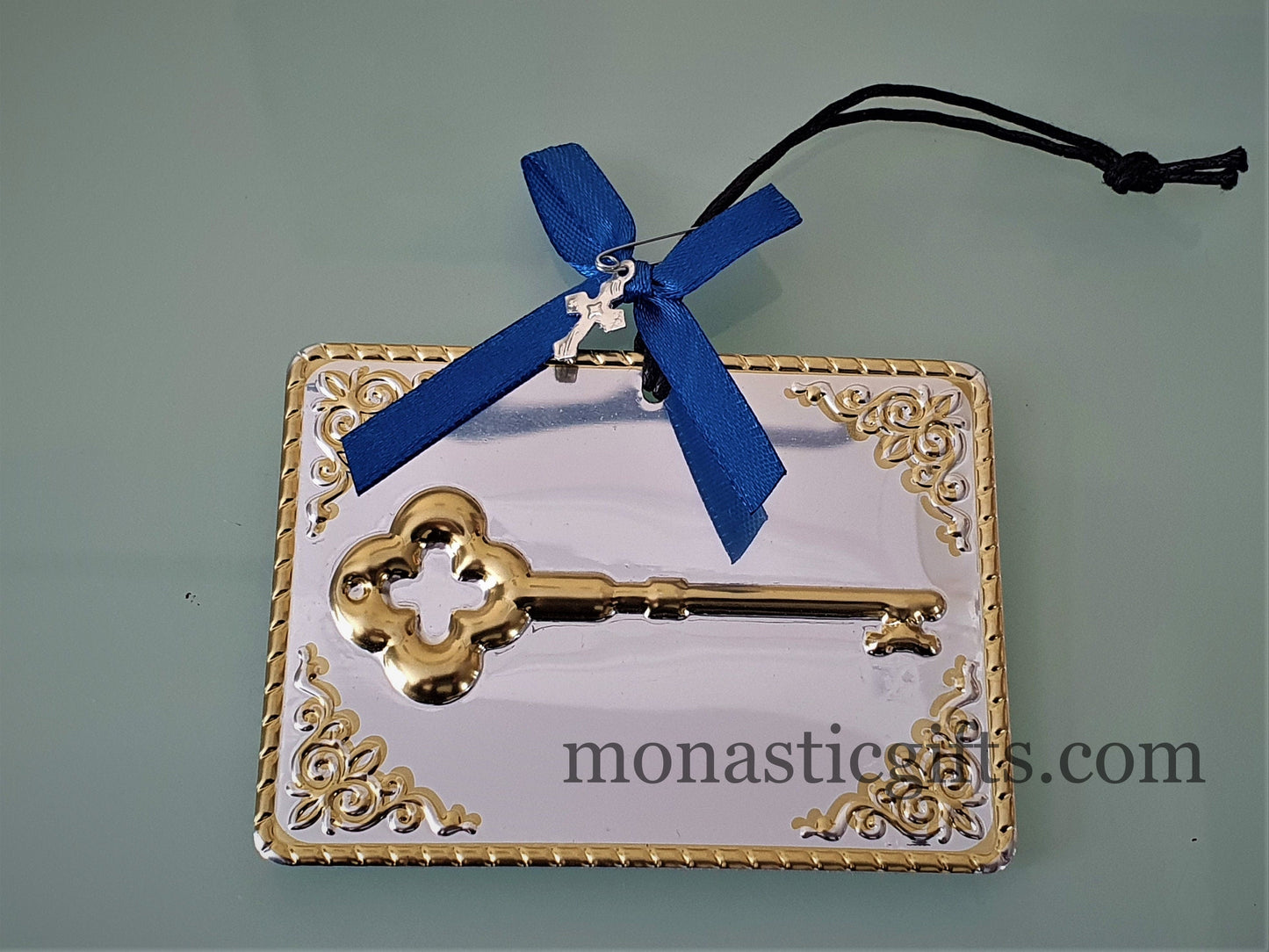 tama votive offering "Key" votive, Byzantine Greek Eastern Orthodox Promise Icon, Ex Voto