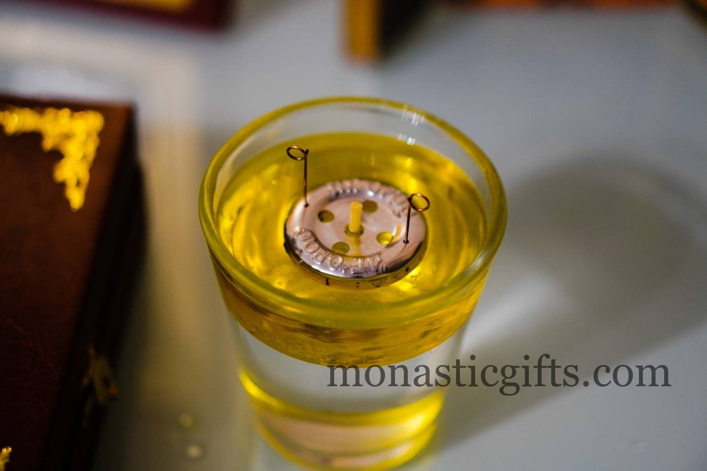 Mount Athos (2pcs) Cork Float with Adjust fire For Vigil Lamps HandMade