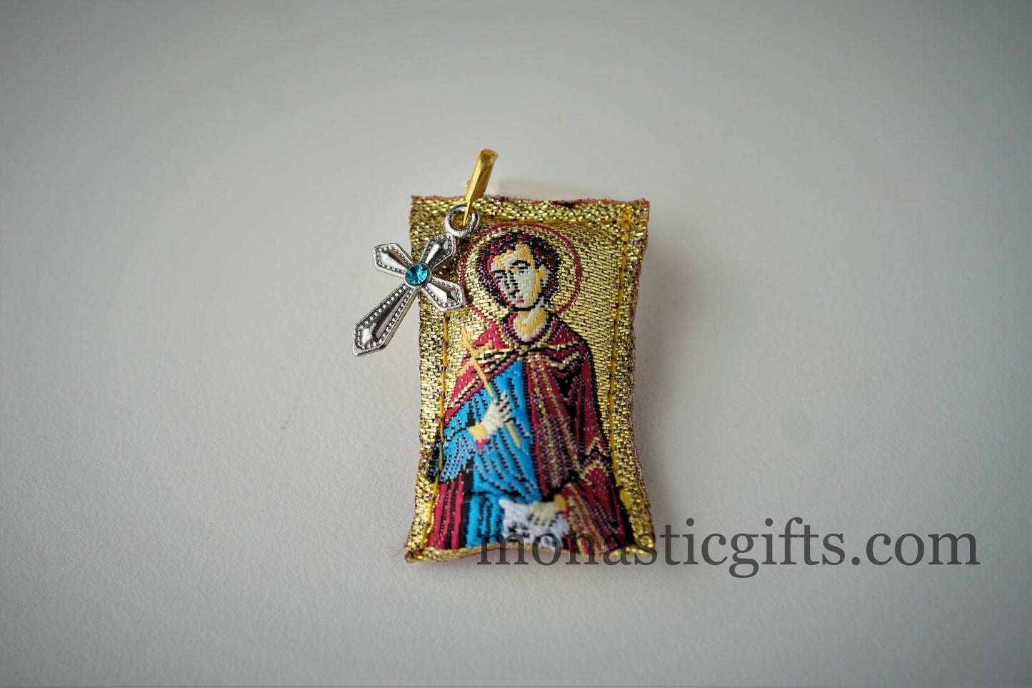 Orthodox Special Amulet with Saint John Ioannis the Russian ,Filaxto Orthodoxer Glücksbringer