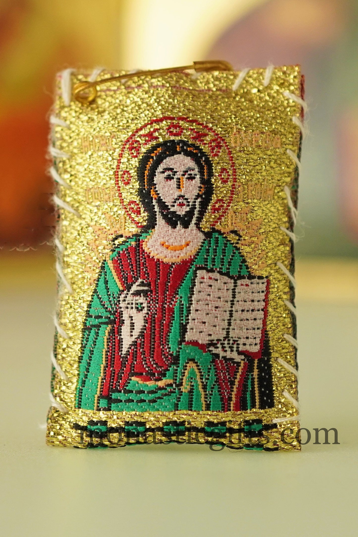 Amulet with Jesus Christ and Virgin Mary Axion Esti ,FIlachto ,Filakto ,Filaxto Orthodox Φυλακτο
