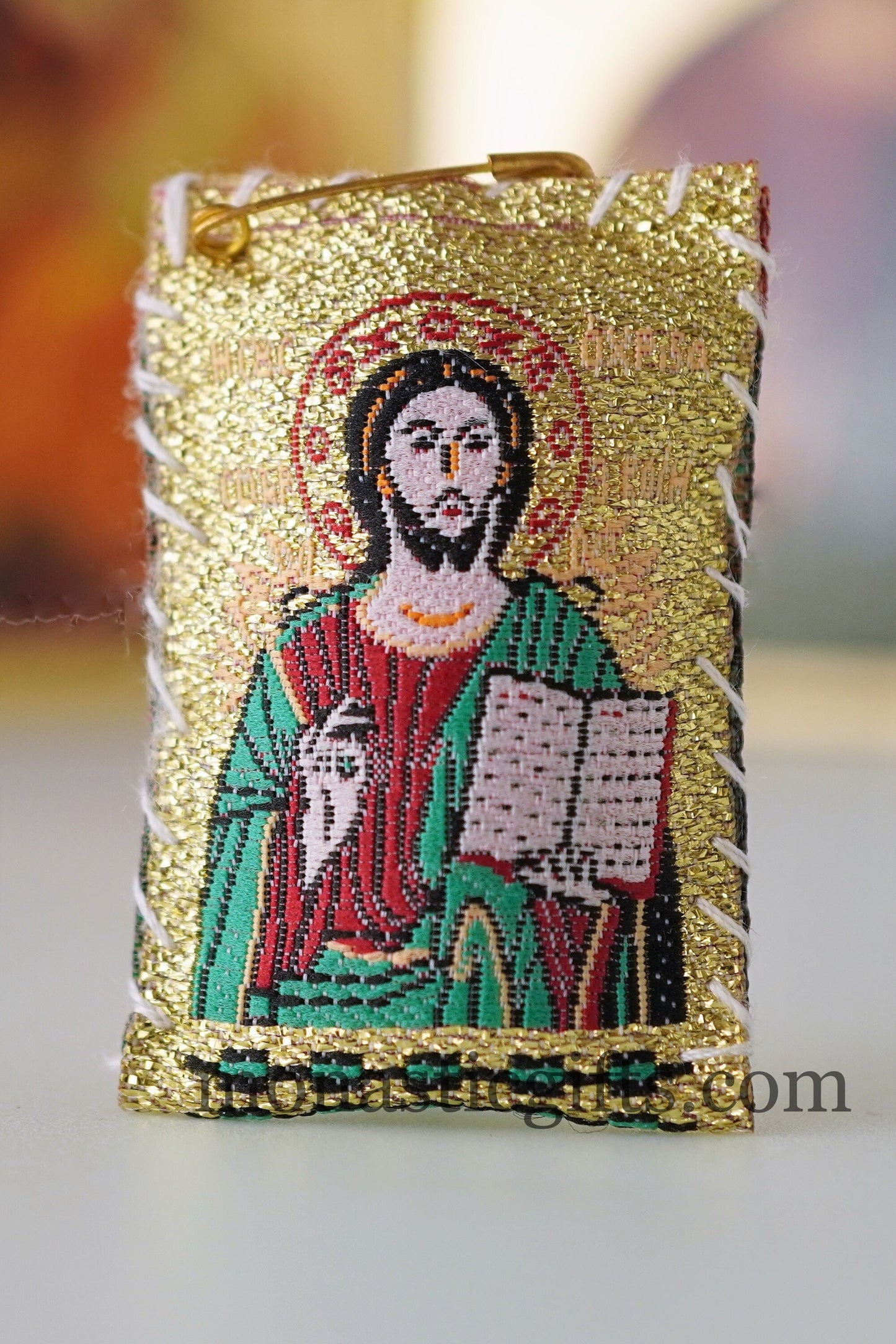 Amulet with Jesus Christ and Virgin Mary Axion Esti ,FIlachto ,Filakto ,Filaxto Orthodox Φυλακτο