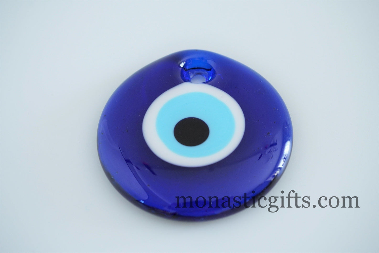 Blue evil eye glass 1 Pcs 7 cm - evil eye - glass Greek evil eye-Turkish nazar boncuk a perfect Idea for Gifts Home Decor 1 pieces
