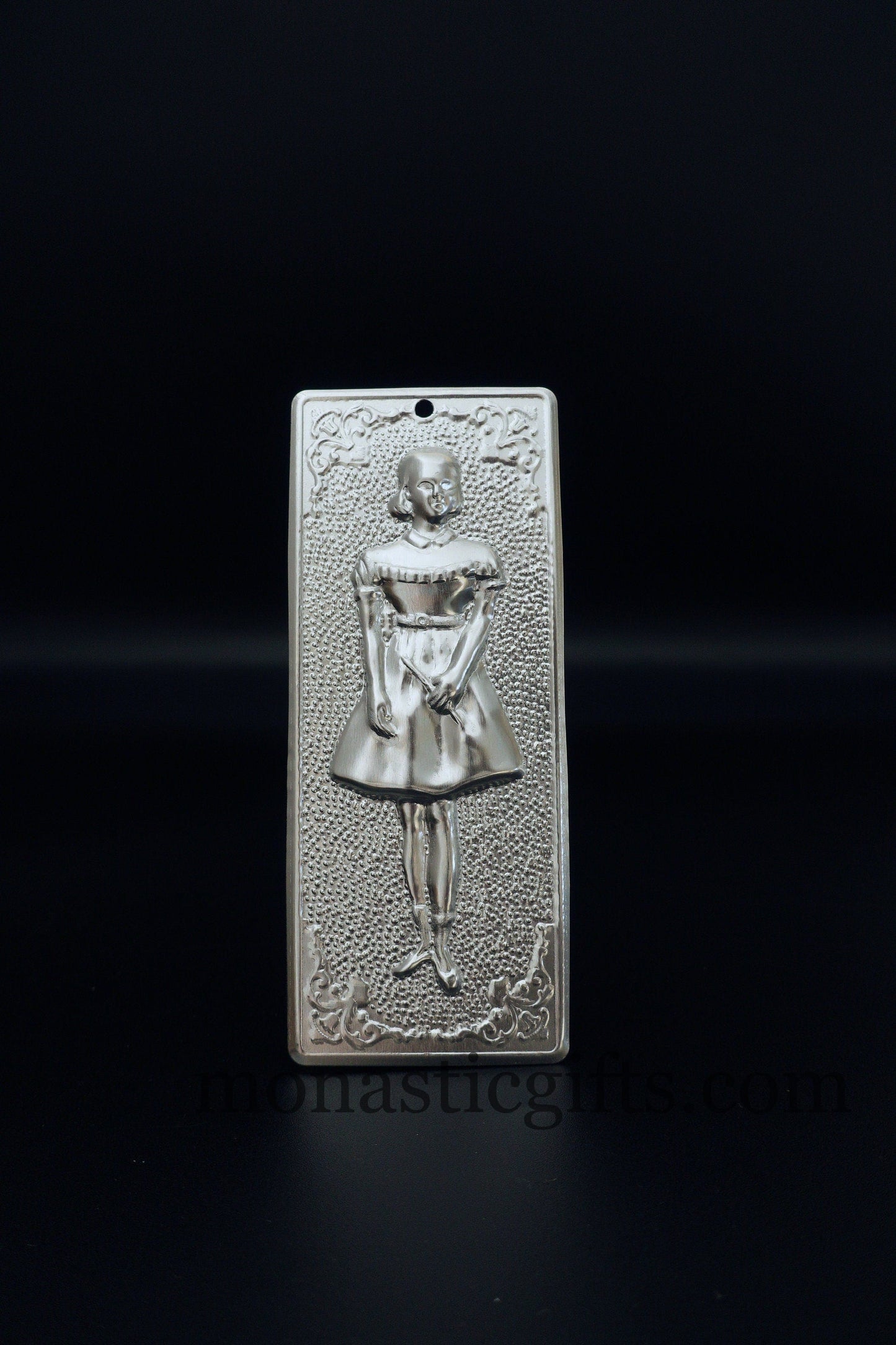 tama votive offering "Girl" votive, Byzantine Greek Eastern Orthodox Promise Icon, Ex Voto
