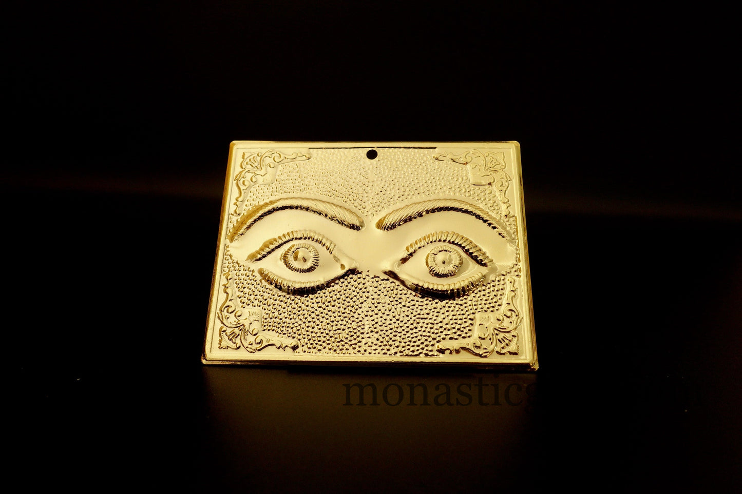 tama votive offering ''Eyes'' Gold Colored votive, Byzantine Greek Eastern Orthodox Promise Icon, Ex Voto
