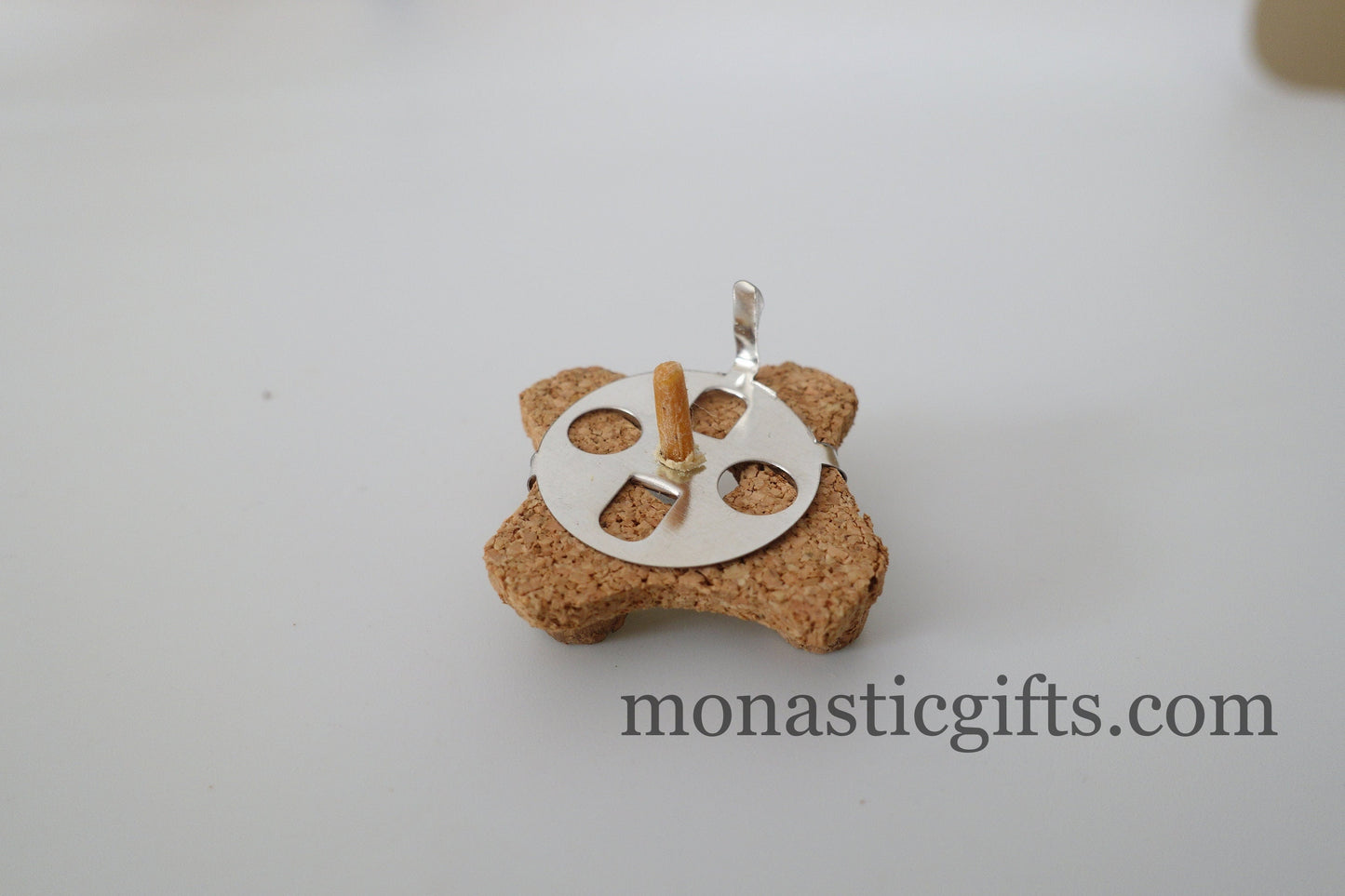 Organic Beeswax Wicks from Dark Wax (rare-100%natural-High Quality wax) For Vigil Oil Lamps (40 gr Approx 380pcs) plus a gift 2 Cork Float
