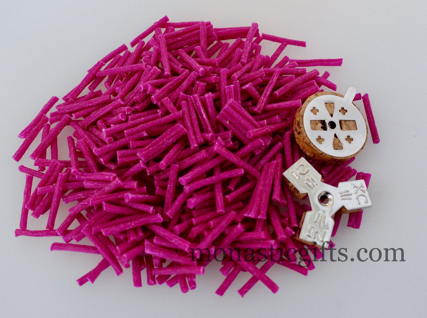 Parafin Wicks with 2 corks floats (Triangular and round) For Vigil Oil Lamps (Approx 400pcs) plus a gift Cork Float