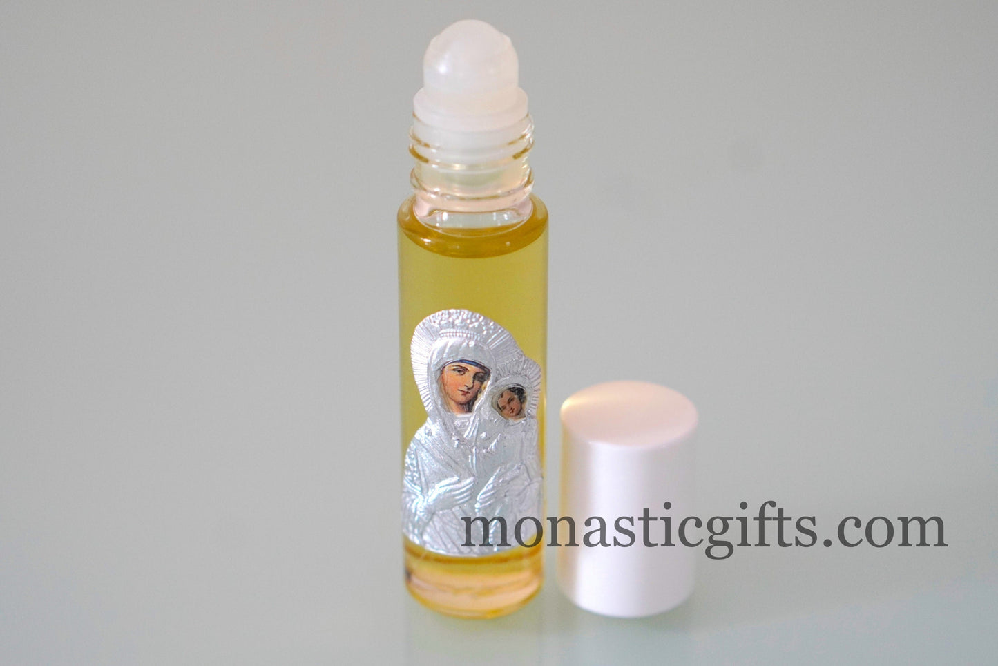 Myrrh anointing oil with Virgin Mary – from Tinos the Holy island, Gift of faith, hope, love and healing to someone you care about