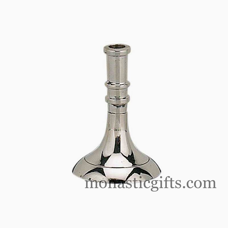 Brass Nickel-Plated Candlestick Candle Holder Hand made Vintage Candle Holder a perfect Gift
