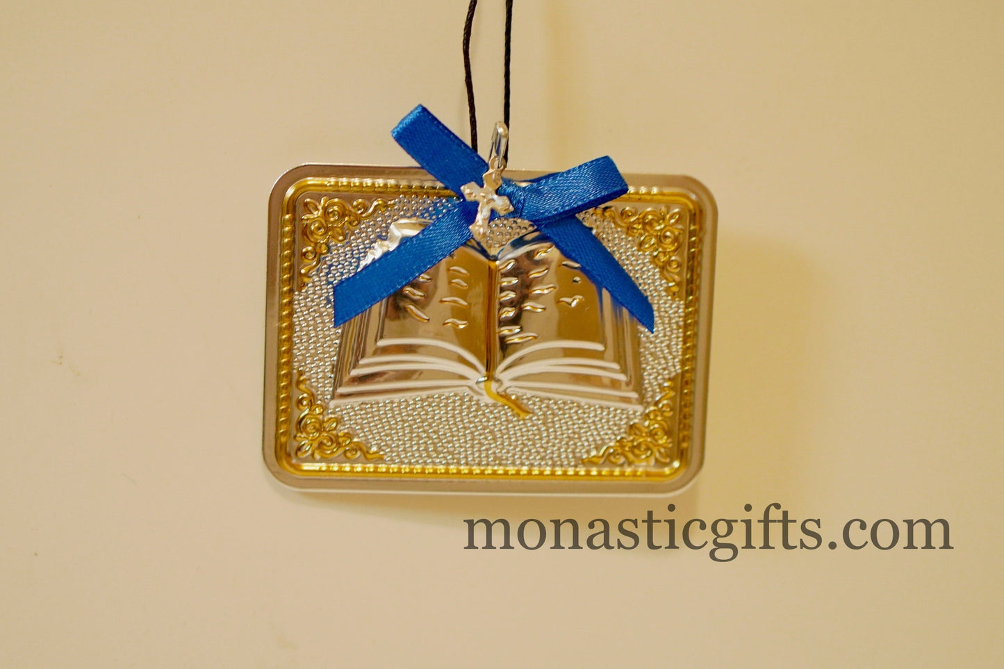 tama votive offering -the Book- votive, Byzantine Greek Eastern Orthodox Promise Icon, Ex Voto
