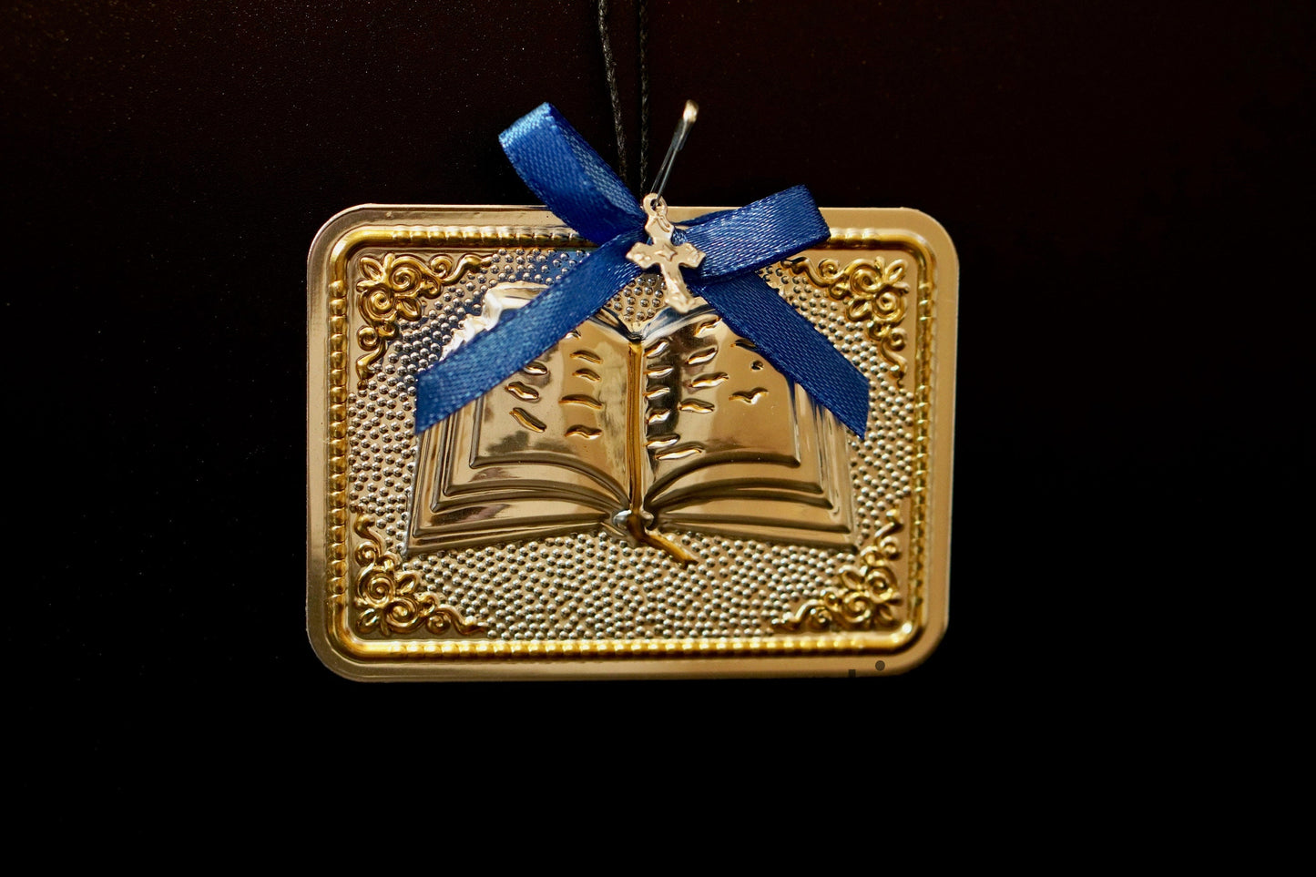 tama votive offering -the Book- votive, Byzantine Greek Eastern Orthodox Promise Icon, Ex Voto
