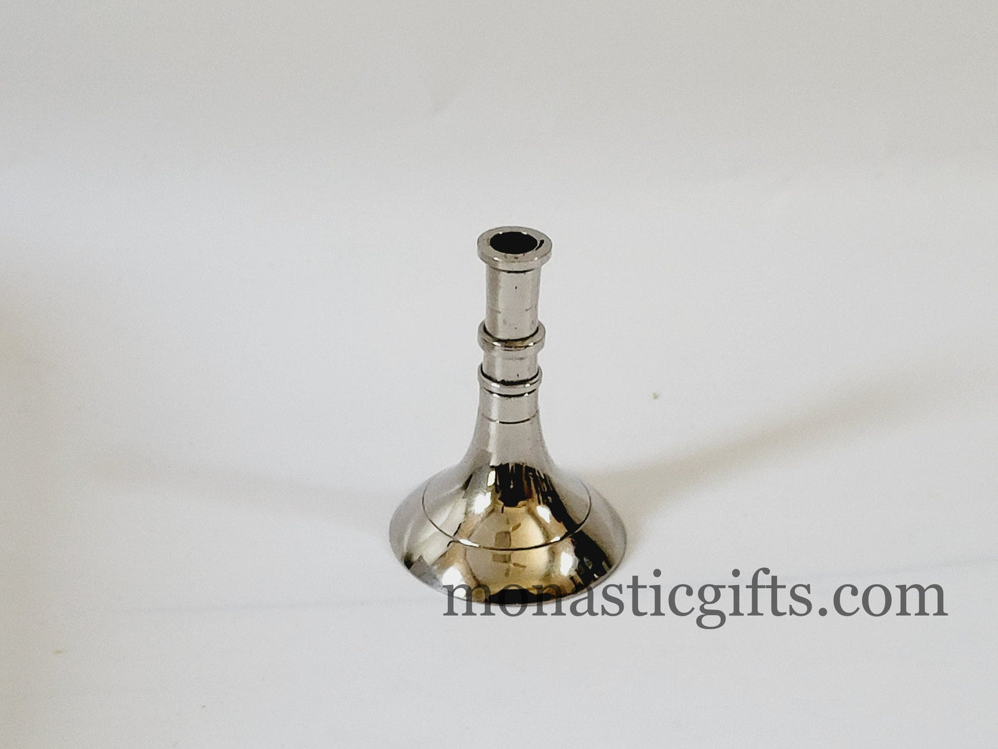 Brass Nickel-Plated Candlestick Candle Holder Hand made Vintage Candle Holder a perfect Gift