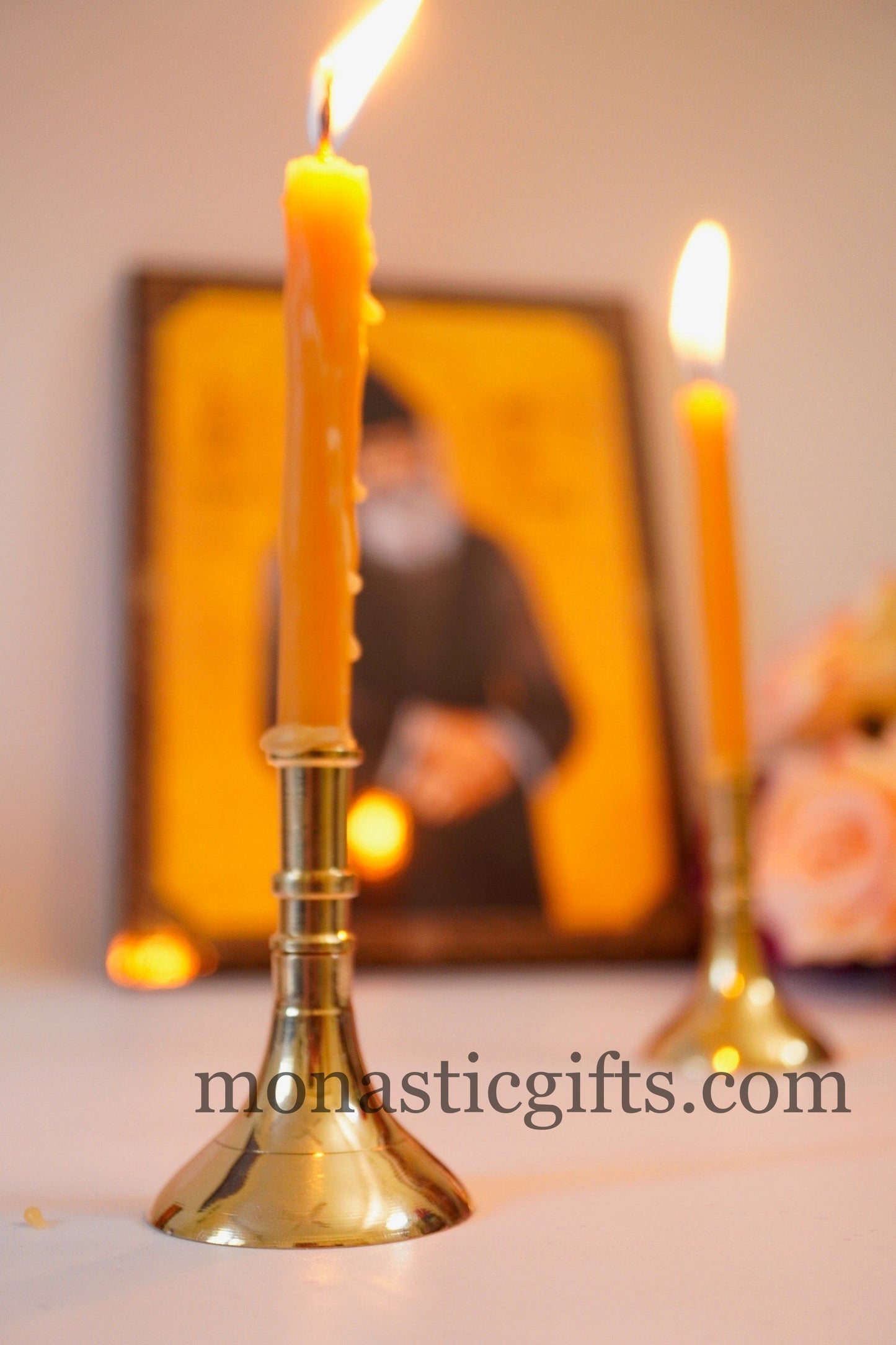 Brass Candlestick Candle Holder Hand made Vintage Candle Holder a perfect Gift