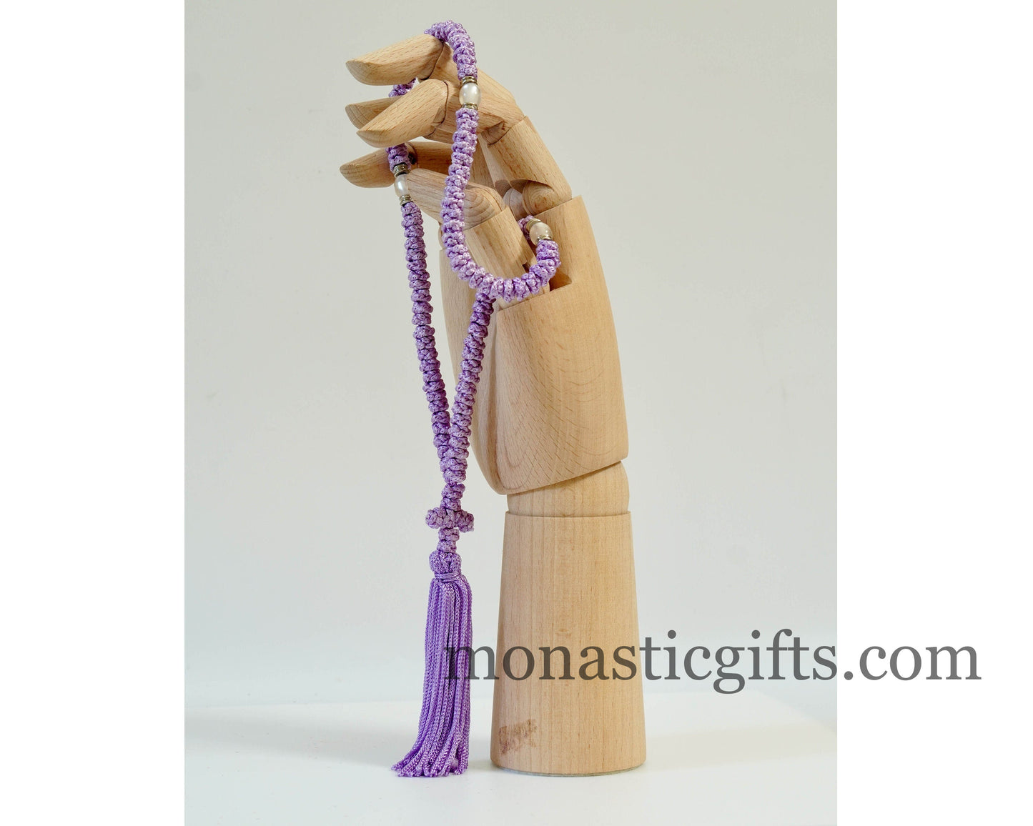 Orthodox Purple Prayer Rope 100 knots - Rosary 100 Knots - Rosario - Komboskini - Rosenkranz