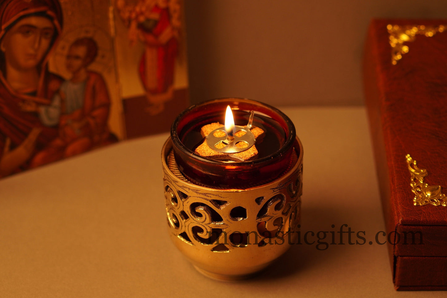 Triangular Cork Float with Handle For Vigil Lamps 4 Pieces HandMade (100% natural Cork)