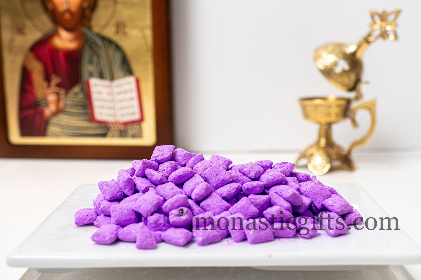 Handmade Incense smells of Lavender from Holy Mount Athos made by Monks premium quality 42 gr - 1.58oz