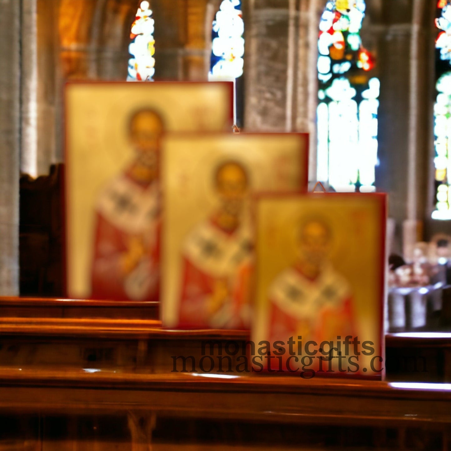 Create a Custom order for Orthodox Icons available in various dimensions.Byzantine artworks come in natural wood