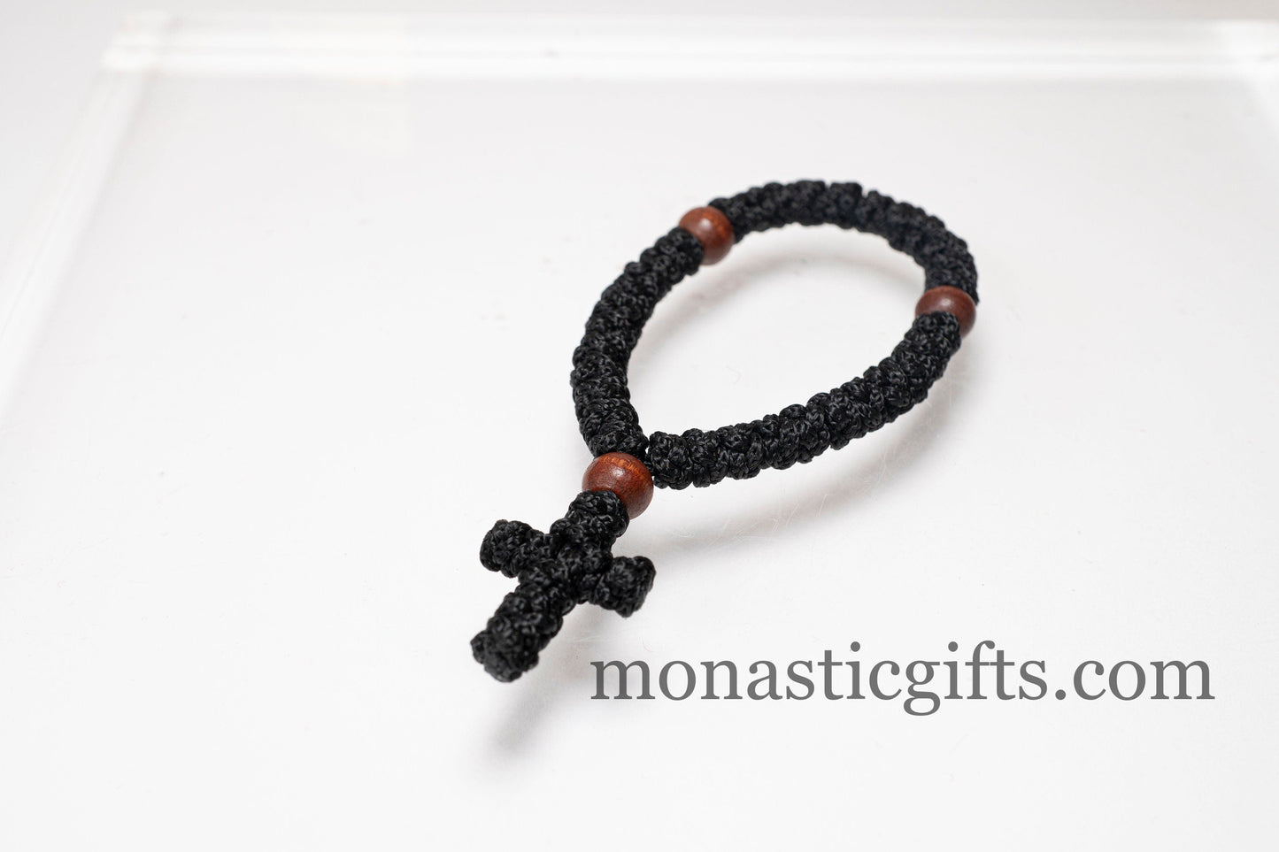 Authentic Greek Prayer Rope 33 Knots (1pcs) Hand Knotted in Pocket Size, Brojanice Mini Chotki .Perfect for your prayers Faith Gift