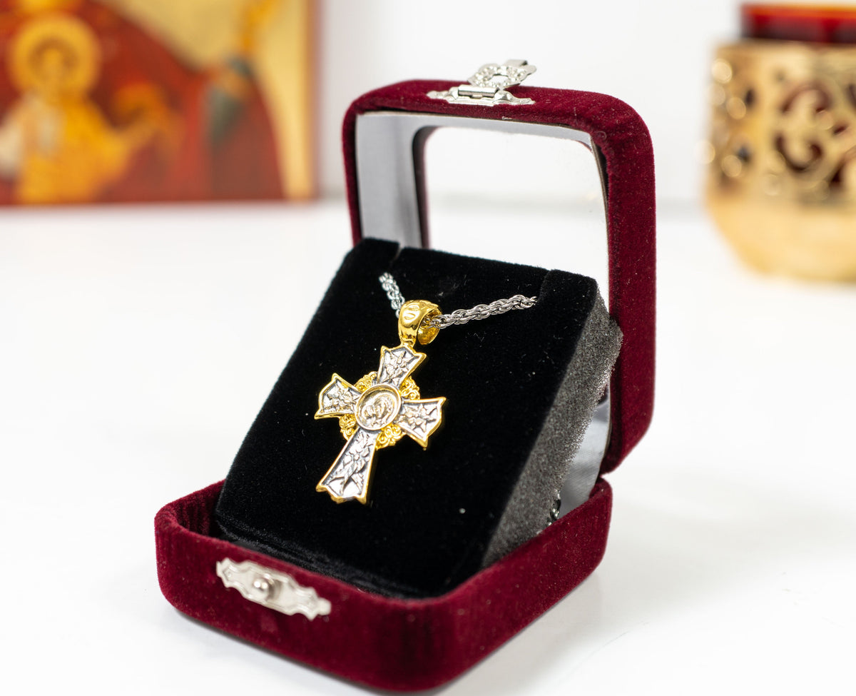 Christian jewelry combines faith and style, featuring symbols like crosses and saints