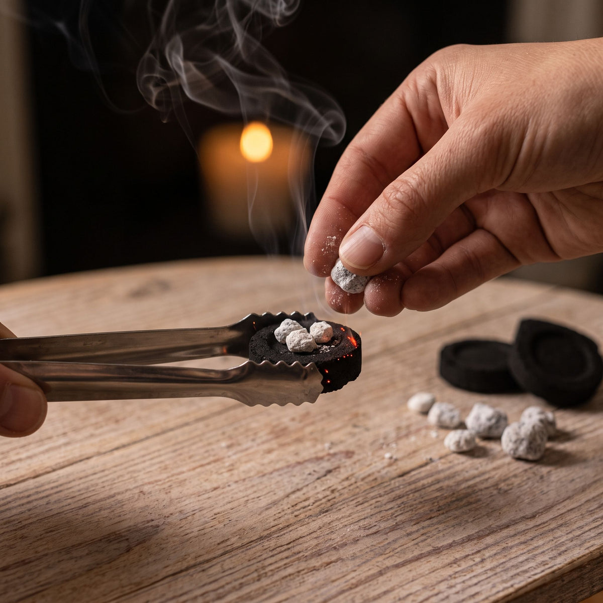 Prepare the incense burner