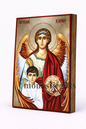 Τhe Guardian Angel of the Lord Byzantine Icon – Handmade Wooden Orthodox Icon on Gold Silk Canvas, Various Sizes