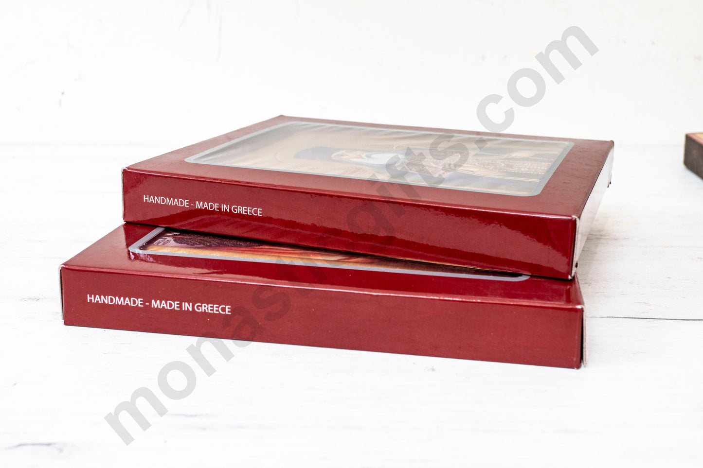 Saint Christopher Icon – Handmade on Gold Silk Canvas, Stunning Detail