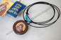 Leather Necklace with Wooden Virgin Mary Icon – ICXC NIKA Symbol – Resin Protect