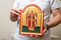 Saint Michael The Archangel Icon – Handmade on Gold Silk Canvas, Stunning Detail
