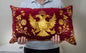 Handmade  Big pillow cover made of velvet fabric in ecclesiastical Red.