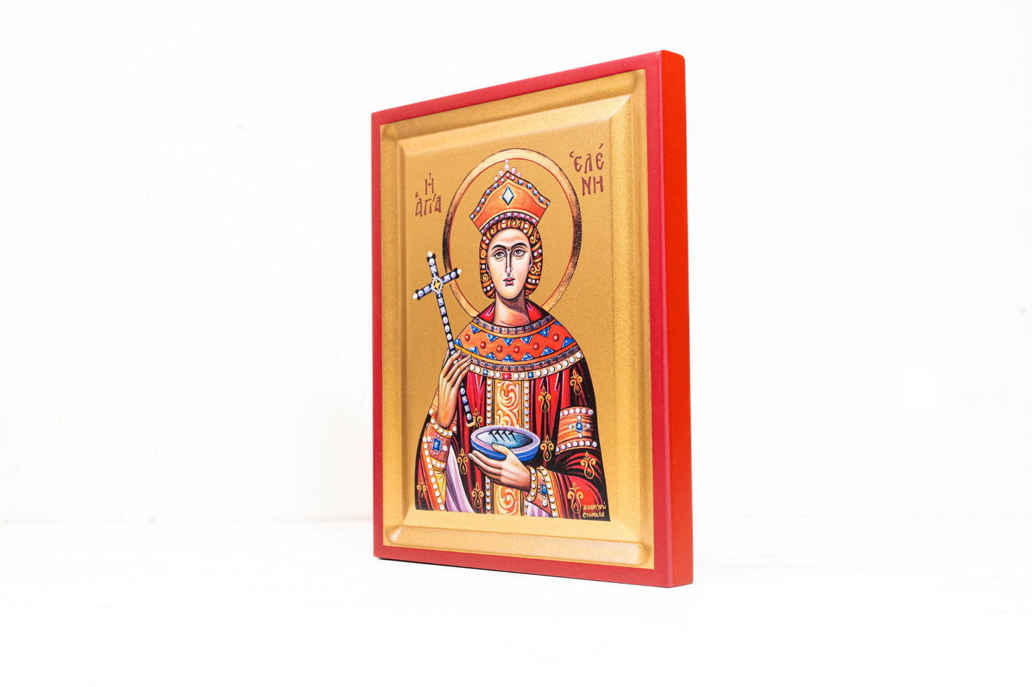 Saint Helen Icon Greek Orthodox - St. Helena of Constantinople - Rare Religious