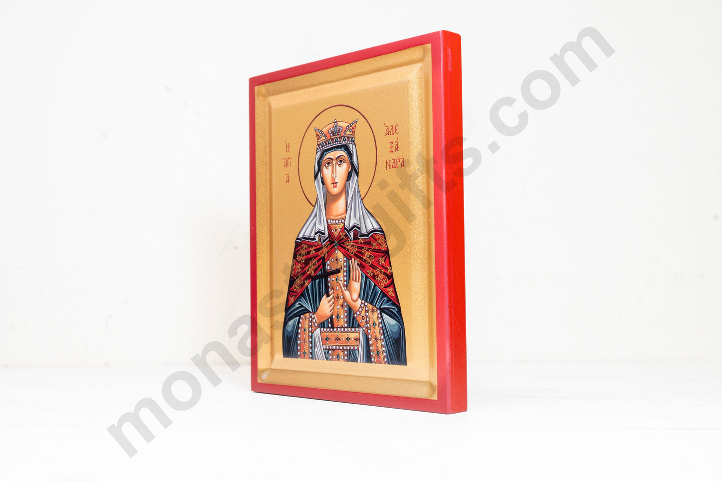 Saint Alexandra Icon Greek Orthodox St. Alexandra the Queen - Rare Religious Art