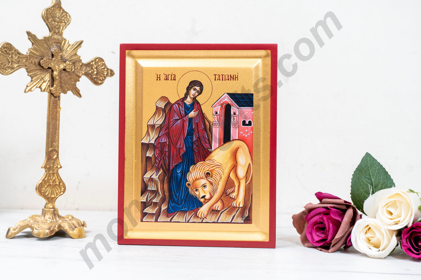 Saint Tatiana Icon Greek Orthodox - St. Tatiana of Rome - Rare Religious Art