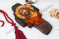 Jesus Christ The Bridegroom icon on Wooden Wall Cross with ,Handmade Religious