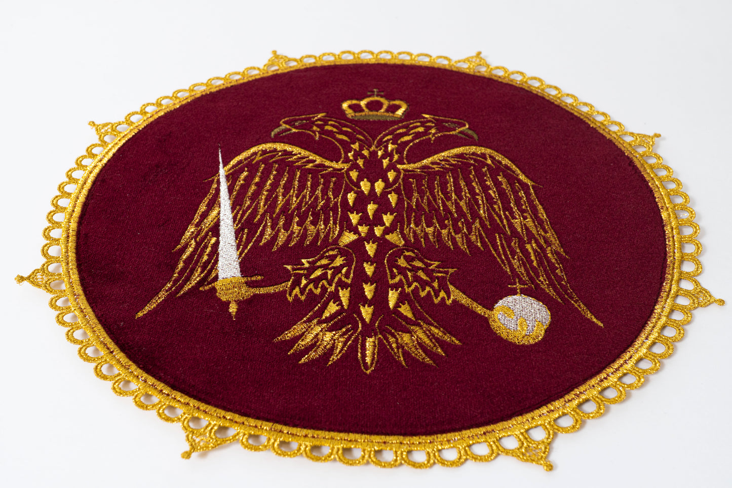 Altar  Christian Cloth Embroidered with double-headed eagle Christian symbol