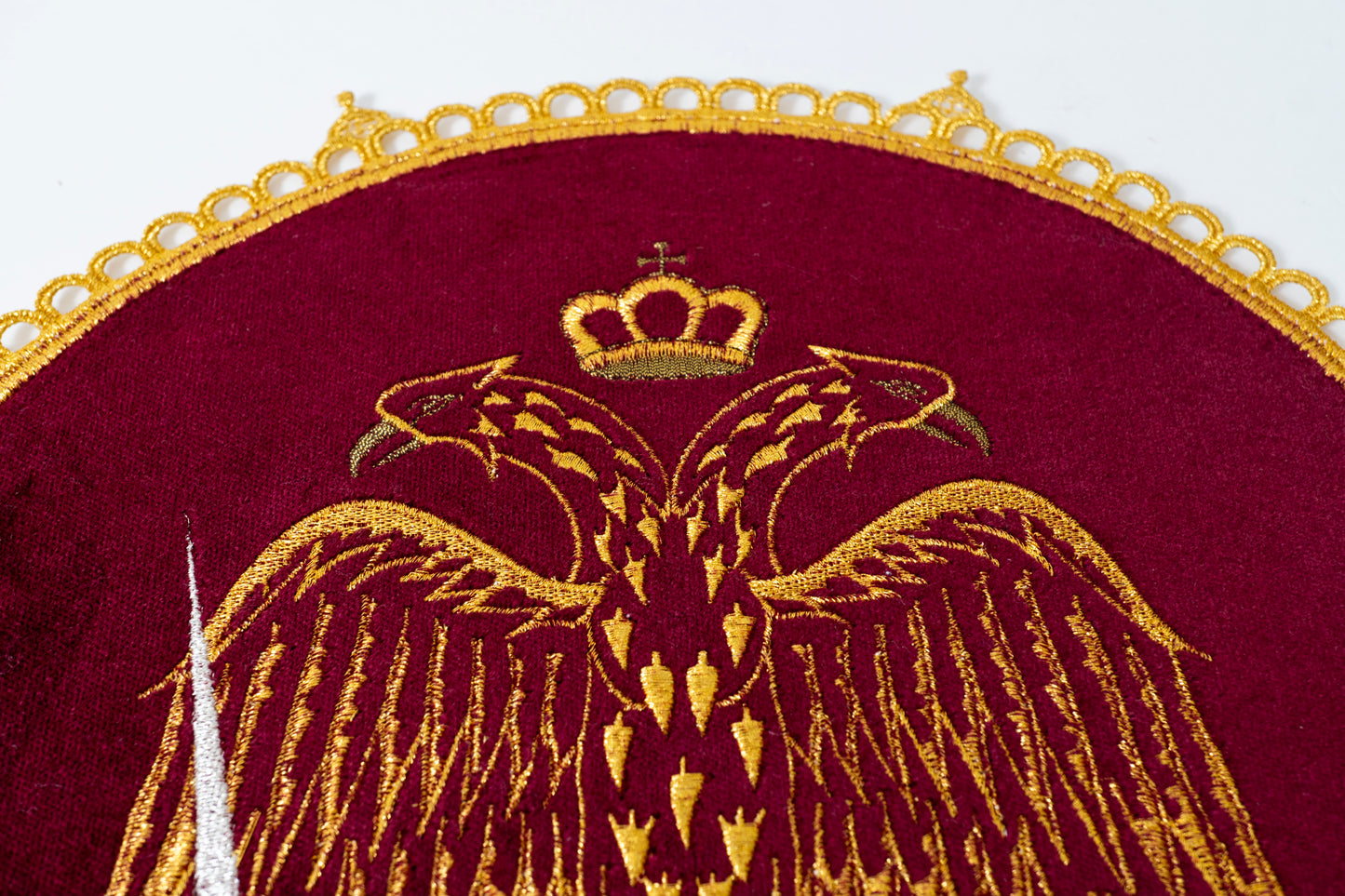 Altar  Christian Cloth Embroidered with double-headed eagle Christian symbol