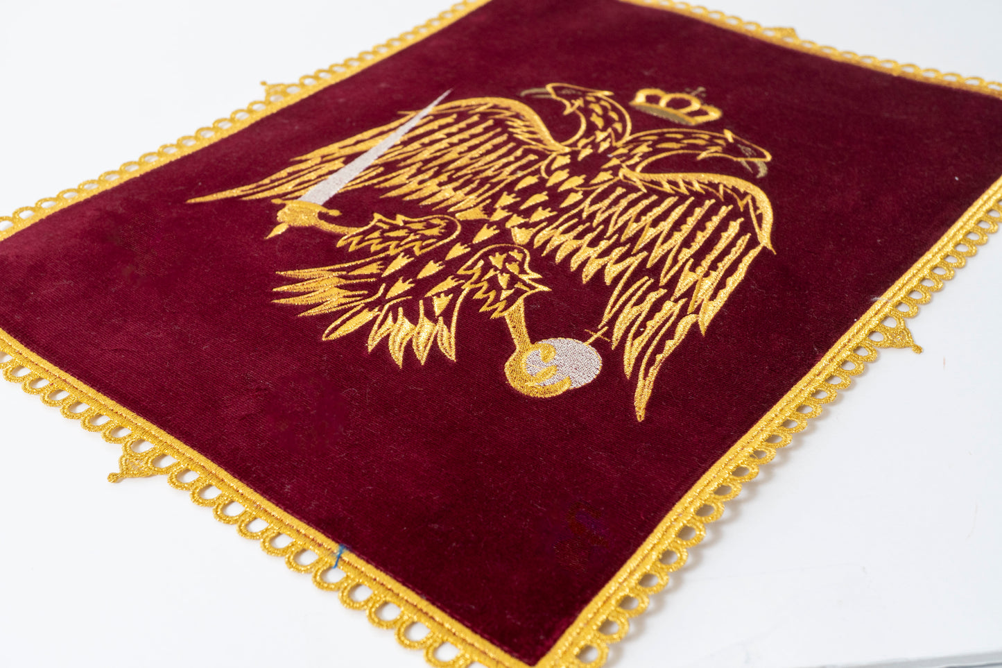 Altar  Christian Cloth Embroidered with double-headed eagle Christian symbol