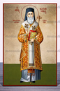 Saint Kallinikos Byzantine Icon – Handmade Wooden Orthodox Icon on Gold Silk Canvas, Various Sizes