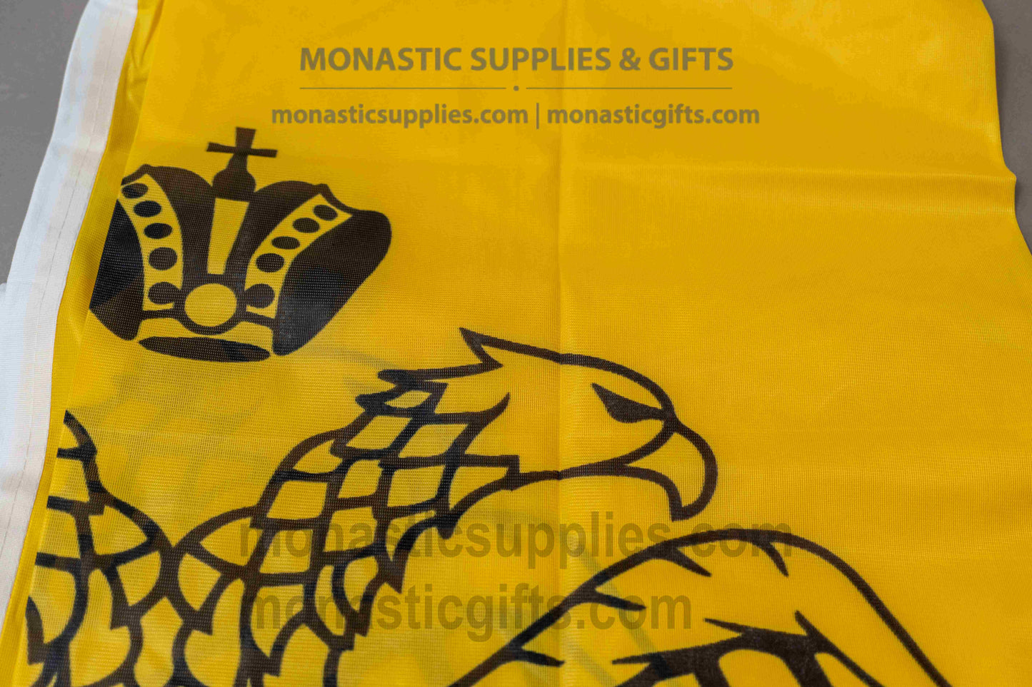 Byzantine Double-Headed Eagle Church Flag 150x100 cm (59.06x39.37 in) for Outdoor & Indoor Display